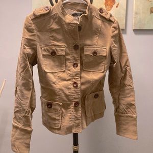 ZARA BASIC | Zara Basic Ladies Brown Bomber Coat.